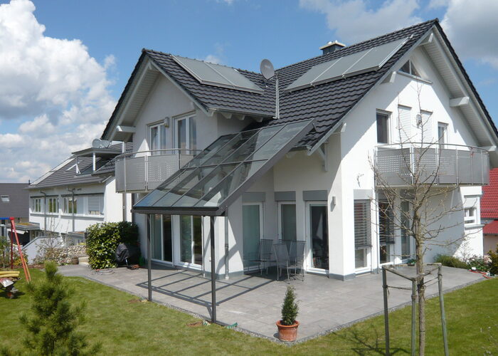 Terrassenüberdachung von Metallbau Wiedemann